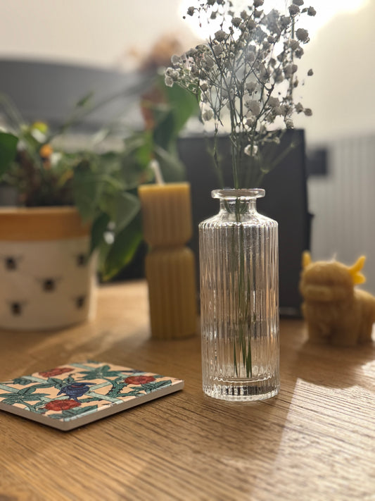 Willow Groove Glass Vase
