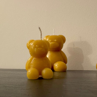 Ember & FlourishBaby Bear Hand Poured Beeswax Candles
