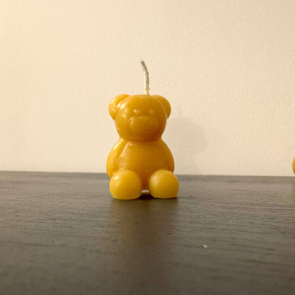 Ember & FlourishBaby Bear Hand Poured Beeswax Candles