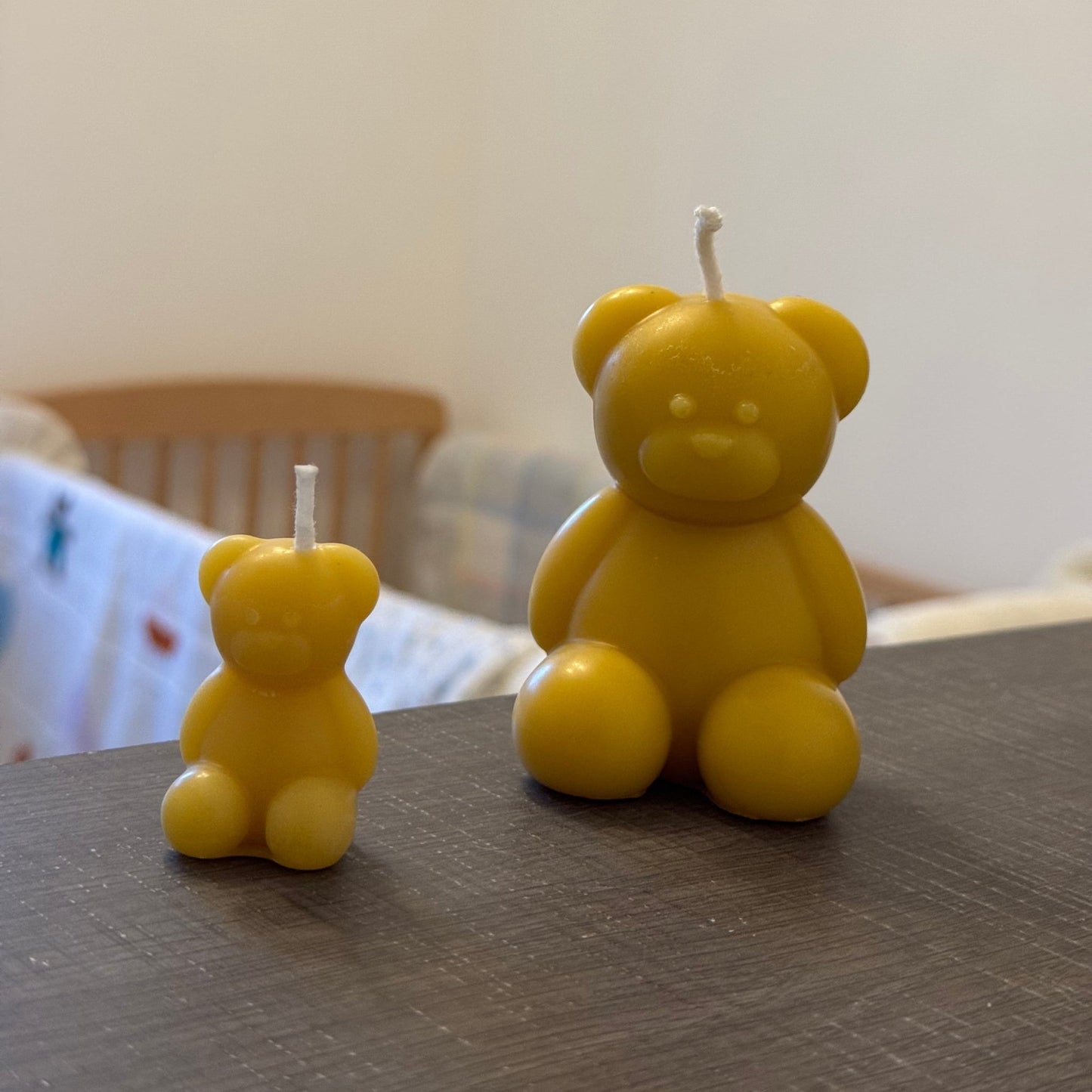 Ember & FlourishBaby Bear Hand Poured Beeswax Candles