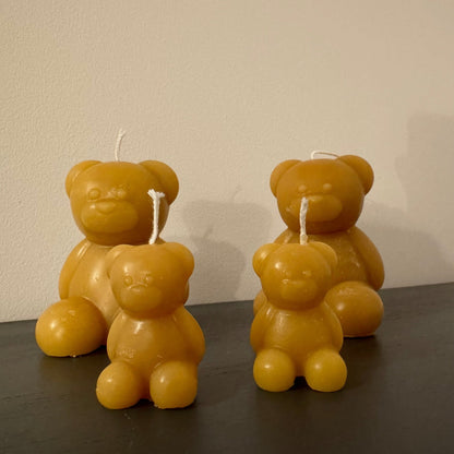 Ember & FlourishBaby Bear Hand Poured Beeswax Candles