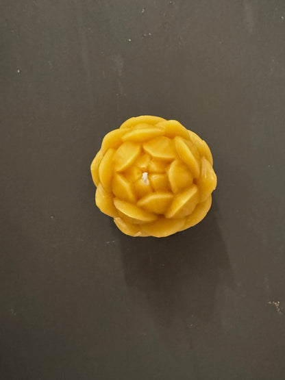 Ember & FlourishHandcrafted Lotus Flower Beeswax Candle