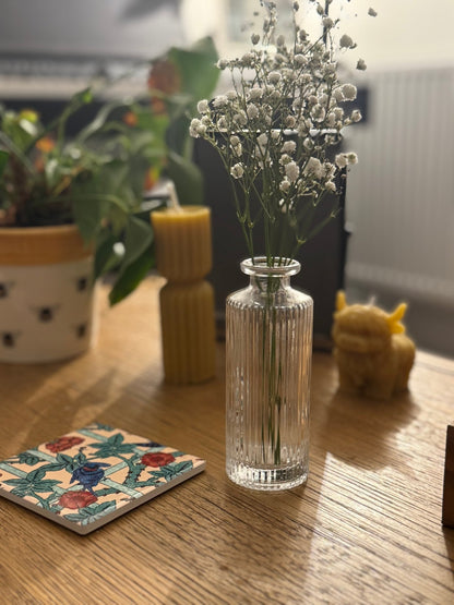 Ember & FlourishWillow Groove Glass Vase